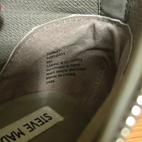 Steve Madden loxley Wedge gray snecker size 9 - Picture 7 of 10